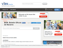 Tablet Screenshot of bon.vlex.es