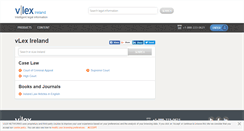 Desktop Screenshot of ie.vlex.com