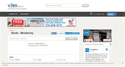 Desktop Screenshot of norte-monterrey.vlex.com.mx