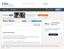 Tablet Screenshot of diario-medico.vlex.es