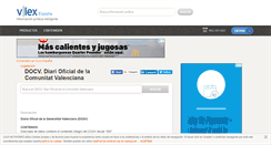 Desktop Screenshot of docv.vlex.es