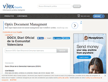 Tablet Screenshot of docv.vlex.es