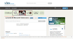 Desktop Screenshot of levante.vlex.es