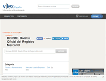 Tablet Screenshot of borme.vlex.es