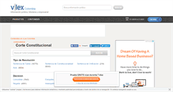 Desktop Screenshot of corte-constitucional.vlex.com.co