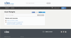 Desktop Screenshot of hu.vlex.com