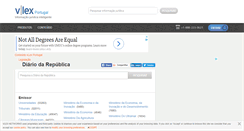 Desktop Screenshot of diario.vlex.pt