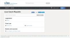 Desktop Screenshot of cz.vlex.com