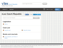 Tablet Screenshot of cz.vlex.com