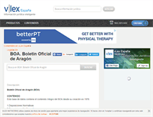 Tablet Screenshot of boa.vlex.es