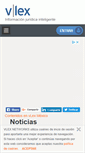 Mobile Screenshot of noticias.vlex.com.mx