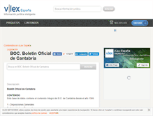 Tablet Screenshot of boc-cantabria.vlex.es