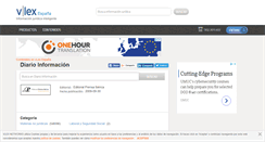 Desktop Screenshot of diario-informacion.vlex.es