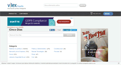 Desktop Screenshot of cinco-dias.vlex.es