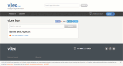 Desktop Screenshot of ir.vlex.com