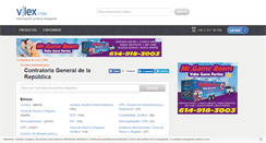 Desktop Screenshot of contraloria-general-republica.vlex.cl