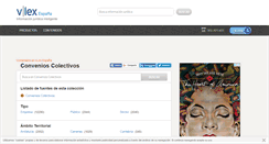 Desktop Screenshot of convenios.vlex.es