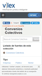 Mobile Screenshot of convenios.vlex.es