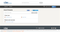 Desktop Screenshot of hr.vlex.com