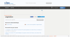Desktop Screenshot of legislation.vlex.fr