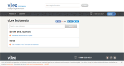 Desktop Screenshot of id.vlex.com