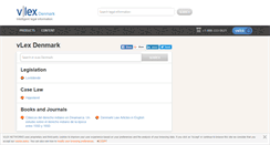 Desktop Screenshot of dk.vlex.com