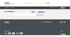 Desktop Screenshot of my.vlex.com