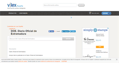 Desktop Screenshot of doe.vlex.es