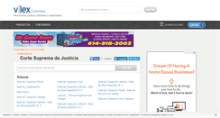 Desktop Screenshot of corte-suprema-justicia.vlex.com.co