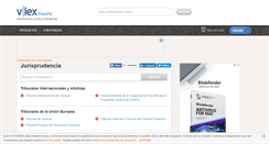 Desktop Screenshot of jurisprudencia.vlex.es