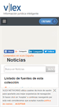 Mobile Screenshot of prensa.vlex.es