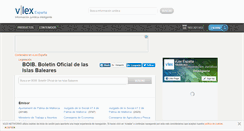 Desktop Screenshot of boib.vlex.es