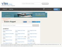 Tablet Screenshot of cours-appel.vlex.fr