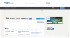 Desktop Screenshot of boe.vlex.es