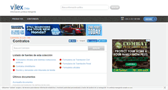 Desktop Screenshot of contratos.vlex.cl