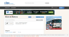 Desktop Screenshot of diario-mallorca.vlex.es