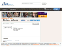 Tablet Screenshot of diario-mallorca.vlex.es