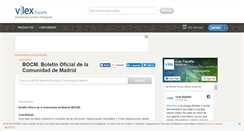 Desktop Screenshot of bocm.vlex.es